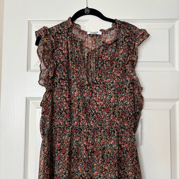 BB Dakota Steve Madden Ditsy Dress Floral Size Large NWT - Picture 6 of 16